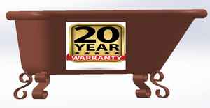 อ่างอาบน้ำทองแดงสไตล์โบราณสำหรับตกแต่งห้องน้ำโรงแรม - Product Image 3