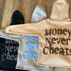 สเวตเตอร์แขนยาวสำหรับผู้ชายเสื้อกีฬาแขนยาวมีฮู้ดสไตล์สตรีทเทอร์รี่เสื้อสเวตเชิ้ตพิมพ์ลายพัฟดีไซน์ใหม่ล่าสุด - Product Image 6