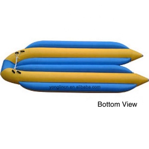 Jouets gonflables de <span class=keywords><strong>mer</strong></span>, Tubes de bâche de poisson volant, jeux d'eau gonflables flottants bateau banane - Product Image 5