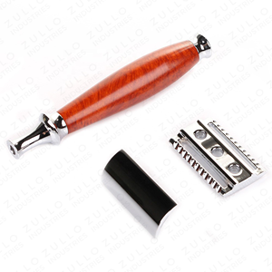 Rasoir de sécurité écologique à manche en bois, outil de rasage double tranchant de qualité supérieure pour l'entretien masculin - Product Image 5
