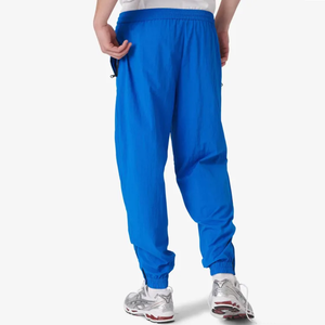 Vêtements de sport décontractés d'hiver à capuche en deux pièces vintage uni surdimensionné avec fermeture éclair coupe-vent survêtement pour hommes - Product Image 3