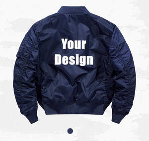 OEM personalizado de nailon MA1 vuelo personalizado chaqueta de bombardero para el invierno bordado estilo de la calle principal - Product Image 4