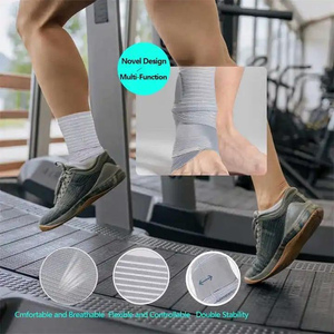 Customizable Compression Ankle Brace Elastic <b>Foot</b> Guard Breathable Palm Guard for Sprained Ankle <b>Protection</b> for Fitness Game - Product Image 3