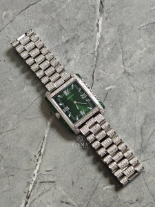 นาฬิกาเพชรทรงกลมตัดเพชรที่ได้รับการรับรองจาก VVS สำหรับชายและหญิงสร้างขึ้นโดยได้รับการรับรองจากระดับแนวหน้าของแฟชั่นฮิปฮอป - Product Image 3