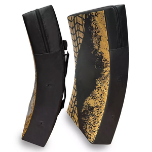 Almohadillas tailandesas cómodas de cuero de alta calidad con logotipo personalizado impreso al por mayor, almohadillas tailandesas para artes marciales de tamaño personalizado 100% - Product Image 6