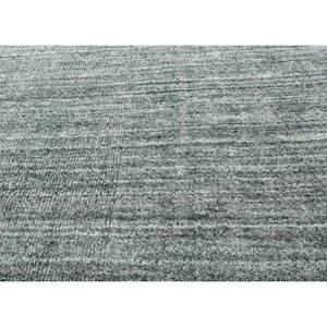 Alfombra de Lana y Viscosa Tejida a Mano con Diseño de Rayas en Rojo y Naranja para el Hogar Hwv-51041 - Product Image 3