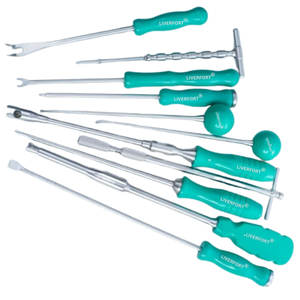 Juego de Instrumentos Quirúrgicos Ortopédicos para Rodilla y Cadera, Certificado ISO13485 Clase I, 11 Piezas, Acero Inoxidable de Alta Calidad, CE - Product Image 5