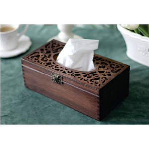 Customizable Square Other Material Multi-Purpose Facial <b>Tissue</b> <b>Box</b> Napkin <b>Holder</b> Handmade Modern Minimalist Design for Hotel - Product Image 4