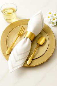 Assiette de présentation ronde en métal gris argenté élégante de 13 pouces avec bordure perlée pour hôtel, restaurant, décoration de table de mariage - Product Image 4