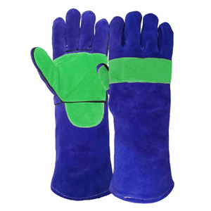 Gant de soudage en cuir de vache résistant aux hautes températures, spécial soudeur, anti-brûlure, gant de travail - Product Image 5