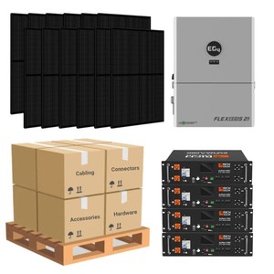 Système solaire domestique complet 7,3 kW EG4 FlexBOSS21 MPPT 20,48 kWh 28,6 kWh Batterie au lithium 18 panneaux solaires 410 W - Product Image 3