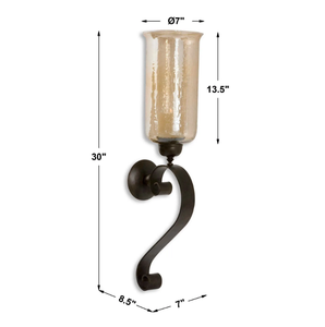 Trusted Manufacturer Handcrafted Style Iron Wall <b>Sconce</b> For Premium Wall <b>Lighting</b> Decoration Featuring Artistic Metal Touch - Product Image 2