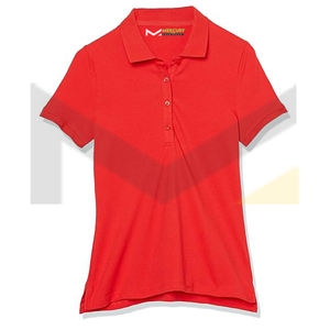 Camiseta de mujer con logotipo personalizado de negocios de talla grande bordada de poliéster de verano transpirable de alta calidad - Product Image 1