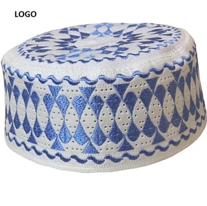 Elegante sombrero de oración calavera turco árabe musulmán Namaz mezquita gorras sombreros transpirables Venta caliente - Product Image 3