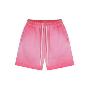 Haute qualité hommes Fitness Gym Shorts Spandex Biker taille haute Yoga décontracté solide motif taille élastique OEM Service disponible - Product Image 6