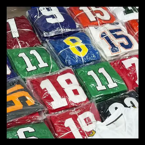 Camiseta de fútbol americano hecha a medida cosida para jóvenes Tom Brady Navy <span class=keywords><strong>Michigan</strong></span> Wolverines Tom Brady camiseta de fútbol americano - Product Image 3