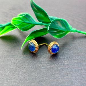 Elegant 925 <b>Sterling</b> <b>Silver</b> <b>Stud</b> Earrings Blue Sapphire Gold Plated Fine Jewelry for Women Wholesale Available Gemstone Jewelry - Product Image 1