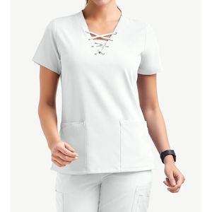 Stylish Lightweight Women <b>Scrub</b> <b>Set</b> Soft Fabric V Neck Pant Medical Uniform Customizable Logo Label Wholesale Bulk <b>Scrub</b> <b>Set</b> - Product Image 5