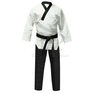 Desgaste de artes marciales blanco personalizado unisex precio de fábrica Karate Gi Jiu Jitsu Kimono Taekwondo uniforme diseño precio al por mayor - Product Image 2
