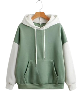 Sudadera con capucha extragrande de invierno para mujer, con cordón, de color liso, servicio OEM/ODM, de secado rápido, talla grande, forro polar antiencogimiento, 100% - Product Image 1