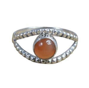 Anillo de Plata de Ley 925 hecho a mano, diseño clásico con piedra preciosa cornalina chapada en rodio, la mejor joyería de sello sólido 925 - Product Image 1