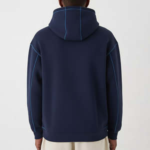 Sudadera con Capucha Personalizada con Logotipo, Color Desgastado, Lavado Ácido Vintage, Parches Bordados Personalizados para Hombre - Product Image 4