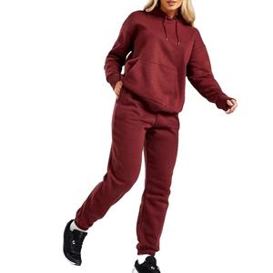 ชุดสเวตสูทผ้าเฟรนช์เทอร์รี่สำหรับผู้หญิง พิมพ์ลายพัฟฟ์ เสื้อครอปแบบสวมหัว ระบายอากาศได้ดี พร้อมกางเกงจ็อกเกอร์ ชุดสเวตสูทสำหรับผู้ชาย ปี 2026 - Product Image 4