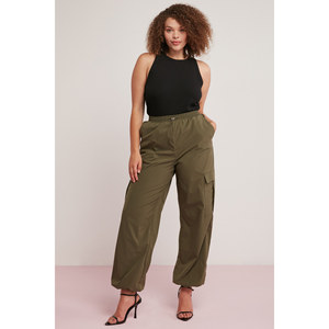 Pantalones de Mujer ETHIQUET Avalonbb, Corte Holgado, Cintura y Puños Elásticos, Bolsillos Tipo Cargo, Tallas Grandes - Product Image 2