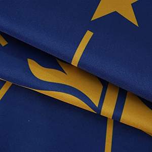 ธงอินเดียนา ขนาด 3x5 ฟุต แบบสองด้าน 3 ชั้น ผลิตจากโพลีเอสเตอร์ สำหรับธงชาติสหรัฐอเมริกา สีสันสดใส ไม่ซีดจาง โดย USA TOP FLAGSINC - Product Image 2