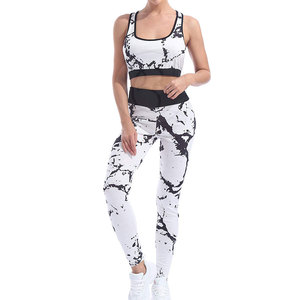 100% Top haute qualité vêtements de Fitness taille adulte femmes Yoga ensemble respirant et confortable femmes Yoga ensemble - Product Image 5