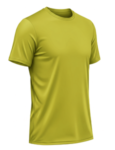 High Quality Unisex <b>100</b>% Merino <b>Wool</b> Short Sleeve Solid Casual T-Shirt Lightweight 150gsm Single Ply <b>Yarn</b> Jersey ODM Quick Dry - Product Image 2