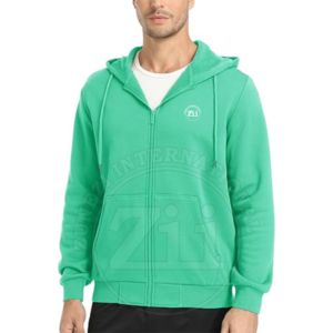 Sudadera con Capucha de Felpa de Algodón Bordada de Corte Regular de 310 gramos, Estilo Urbano, Tendencia, Lisa, de Calidad, Nueva Moda - Product Image 2