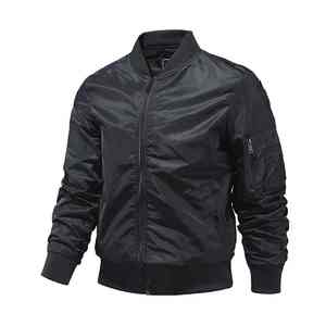 2025 New Spring <b>Summer</b> Bomber <b>Jacket</b> <b>Men</b> Solid Color Fashion Baseball <b>Jackets</b> New In Outerwears <b>Jackets</b> for <b>Men</b> - Product Image 2