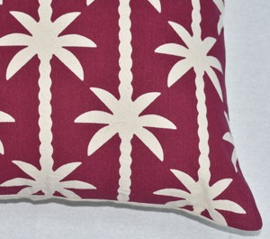 New Eco-Friendly Pigment <b>Printed</b> 100% Cotton Leaf Pattern Home and Hotel Decorative Pillow and <b>Cushion</b> Cases - Product Image 3