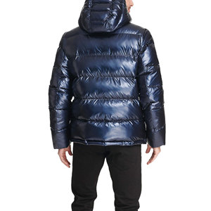 Veste matelassée à capuche pour homme, design OEM personnalisé, coupe-vent, chaude, pour l'extérieur, hiver 2024, streetwear tendance de haute qualité - Product Image 6
