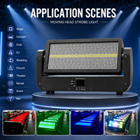 Projecteur LED Stroboscopique DMX RGBW 1000W à Tête Mobile avec Contrôle Sonore en Alliage d'Aluminium IP33 pour Scène et Mariages