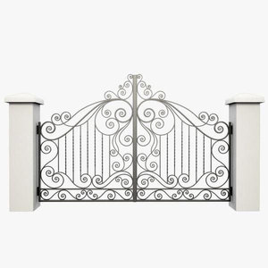 Ensemble de panneaux de portail en fer forgé fournisseur vietnamien pour l'entrée principale avec système d'automatisation accessoires de quincaillerie décorative - Product Image 2