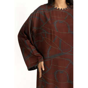 ชุดลำลองแบบ Co-Ord รุ่น IPST-55065 ผ้าวิสโคสเครปพิมพ์ลายสำหรับผู้หญิง - Product Image 4