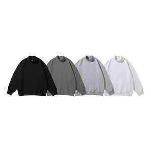 Sudadera de Invierno de Alta Calidad, Estilo Urbano, Oversize, de Forro Polar Grueso, Transpirable, Colores Personalizados, Hombros Caídos, Bordado - Product Image 6