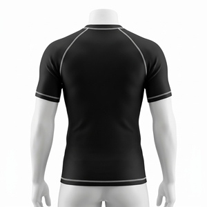 Camiseta de compresión sin costuras para hombre, manga corta, con estampado gráfico de gorila, sublimada, para BJJ, MMA, No Gi - Product Image 2