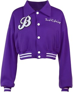 เสื้อแจ็กเก็ตแบบถักลายมหาวิทยาลัยสำหรับผู้หญิงเสื้อแจ็กเก็ตทีมฟุตบอลมีตัวอักษร3D แต่งขอบเสื้อและกระดุมข้อมือเสื้อโลโก้ออกแบบได้ตามต้องการ50ชิ้น - Product Image 3