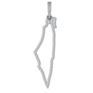 Personalizado 1.50ct forma redonda laboratorio cultivado diamante helado colgante VS claridad EF Color joyería con colgante de oro de 14K - Product Image 4