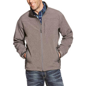 Veste Softshell Homme Hiver Imperméable Respirante Séchage Rapide Col Montant Triple Boutonnage 100% Polyester Style Urbain Extérieur - Product Image 1