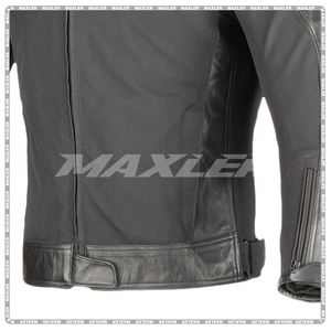 Chaqueta de Motocicleta de Cuero para Mujer |   Chaqueta Deportiva Cortavientos para Motociclistas con Certificación CE |   Chaqueta de Seguridad Resistente - Product Image 5