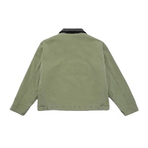 Vestes en toile écologique unisexe de style vintage conçues sur mesure Vêtements de travail rembourrés pour l'hiver avec fermeture à glissière avant Conception réversible - Product Image 4