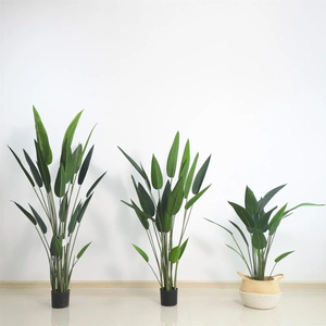 artificielle bon marché feuille de bananier palmier arbre intérieur extérieur décoratif <span class=keywords><strong>faux</strong></span> bananier à feuilles persistantes - Product Image 2
