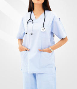 Uniformes Médicos de Verano en Oferta, Conjuntos de Uniformes Médicos Unisex para Hospital, Servicio OEM, Poliéster y Elastano - Product Image 1