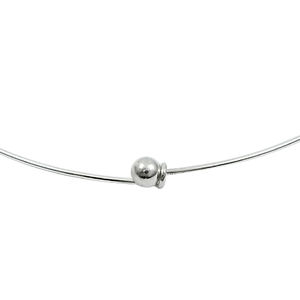 Fiesta desgaste collar 925 plata esterlina Simple plata Lisa joyería hecha a mano último diseño de moda precio al por mayor proveedores a granel - Product Image 5