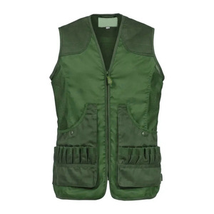 Gilet de chasse extérieur personnalisé avec passants pour cartouches, poches utilitaires, en polyester softshell, pour chasseurs et tireurs - Product Image 2