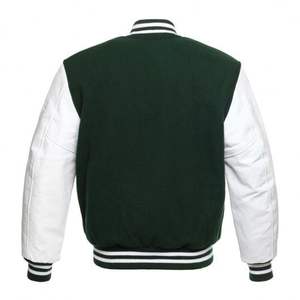 Blouson bombardier à manches en cuir personnalisé Vol Baseball Veste d'hiver Vintage Letterman Varsity Jacket - Product Image 6